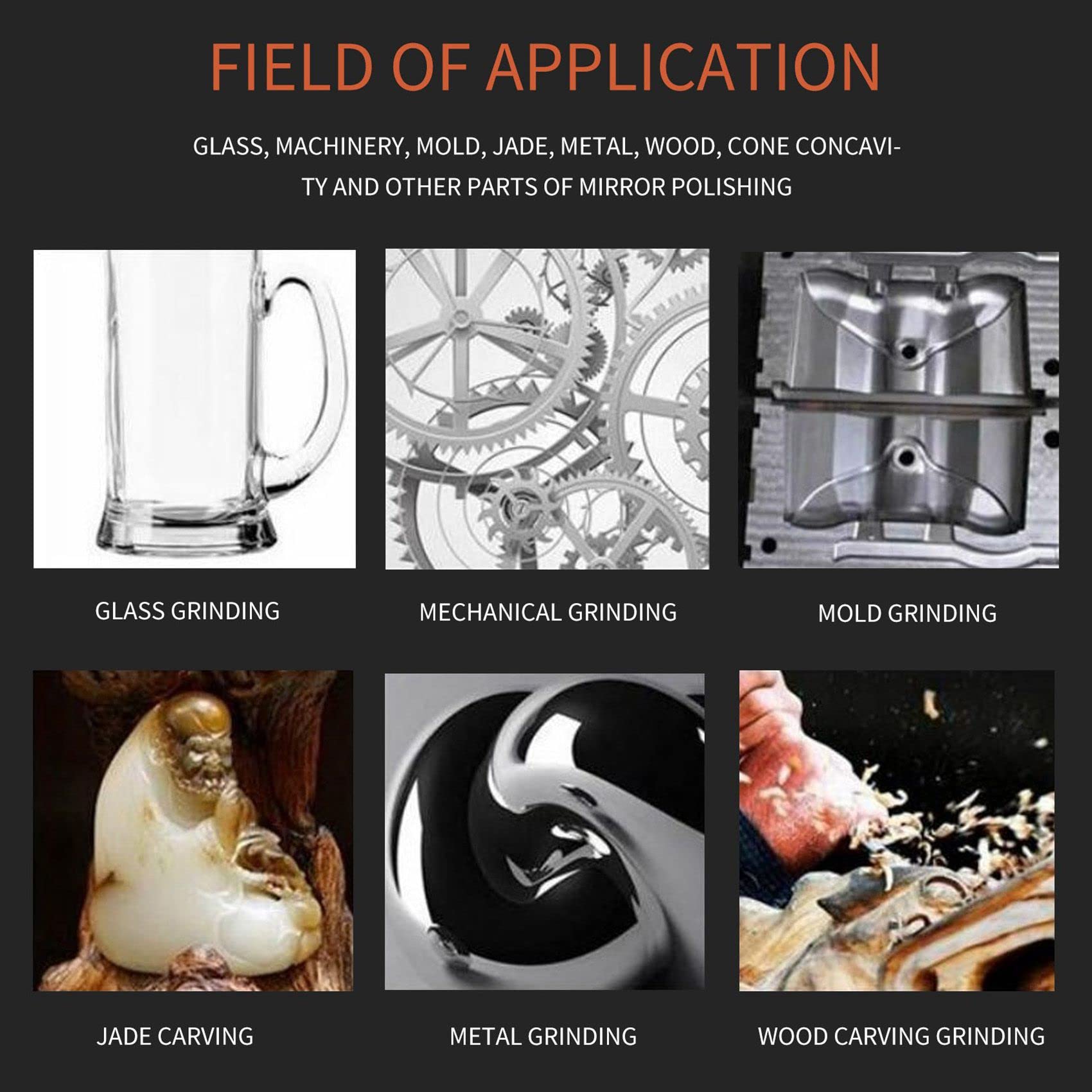 Pasuihcay 33Pcs Soft Felt Polishing Buffing Wheel Mixed Accessory for Rotary Tool, beige