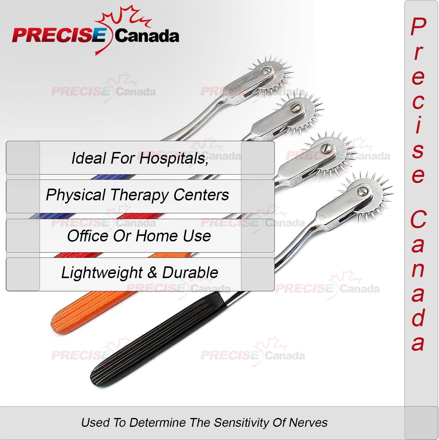 4 Wartenberg Pin Wheel Pinwheel Chiropractic Surgi Instruments Color Handle