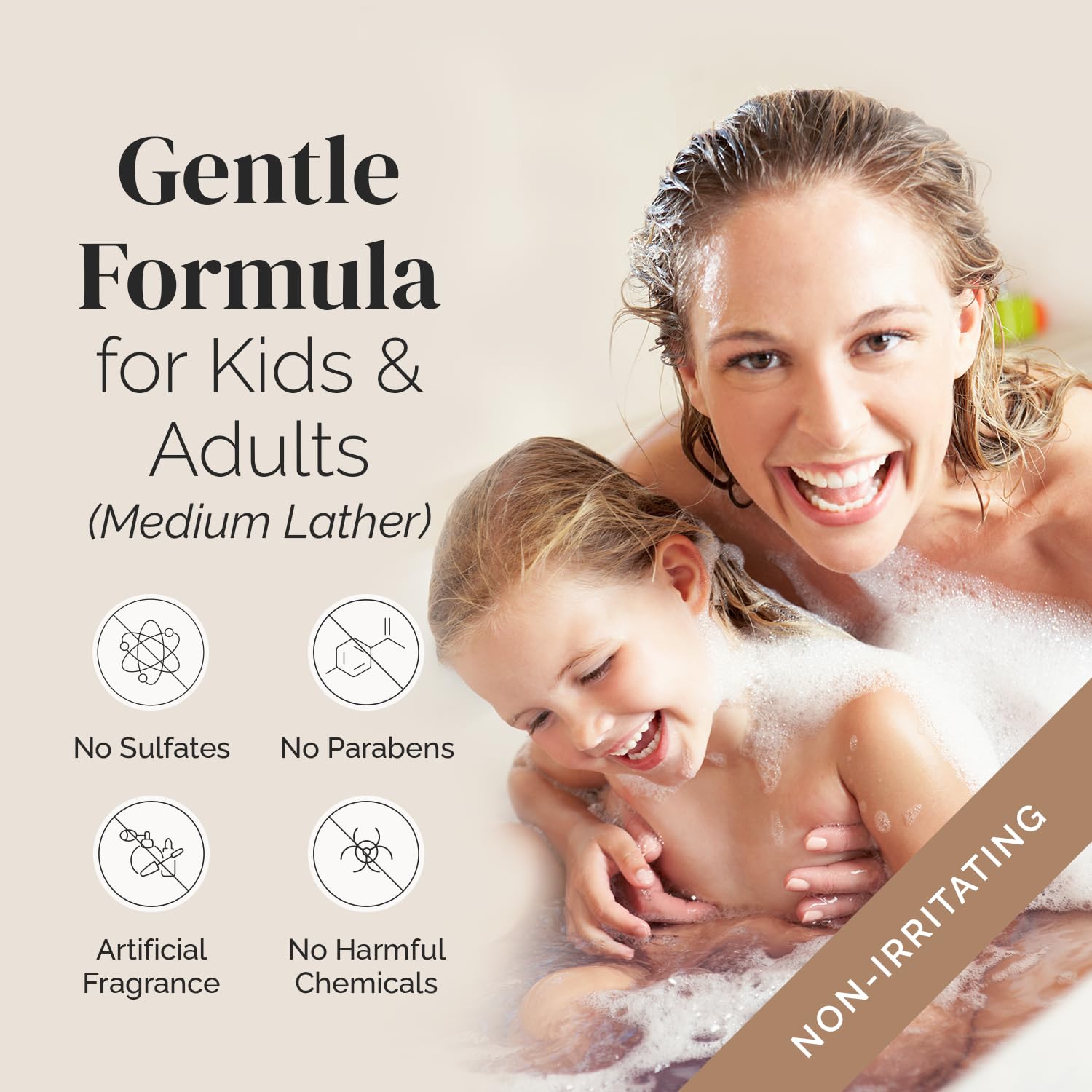 Puriya Tea Tree Clarifying Shampoo. Plant Rich Dry Itchy Scalp Relief, for Kids, Adults, Sulfate Free, No Harsh Chemicals Seen in Dandruff Treatment, Seborrheic Dermatitis, Psoriasis Shampoo, 16 oz - Image 4