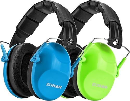Miniatura 15 de ZOHAN 032 - Auriculares con cancelación de ruido para niños, 25 dB, NRR, orejeras de protección de oídos para niños, para escuela, Monster Jam,