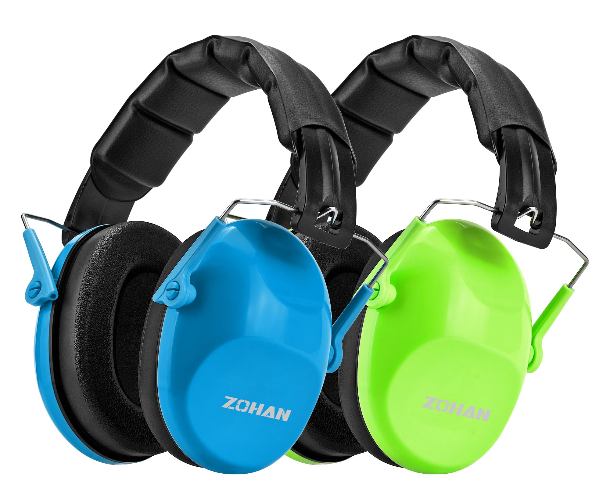 ZOHAN Kids Noise Cancelling Headphones - 25dB NRR Kids Ear Protection 2 Pack, Hearing Protection Safety Ear Muffs for School Monster Truck Fireworks
