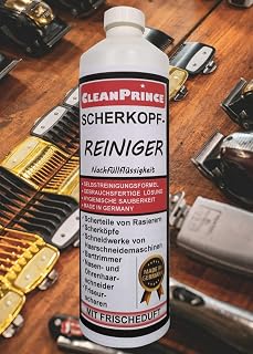 Limpiador Cabezal Desmontable para Recarga 1 Litros 1000ml Scherkopf-Reiniger las Estaciones Líquido Afeitadora Cortador Pelos Nariz Cortabarbas Bartschneidemaschinen Maquinilla Eléctrica
