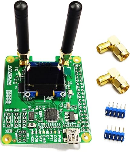 Miniatura 2 de AURSINC MMDVM - Módulo de punto de acceso dúplex doble sombrero V1.5.2 con pantalla OLED de 0.96 compatible con P25 DMR YSF NXDN DMR ranura 1 +