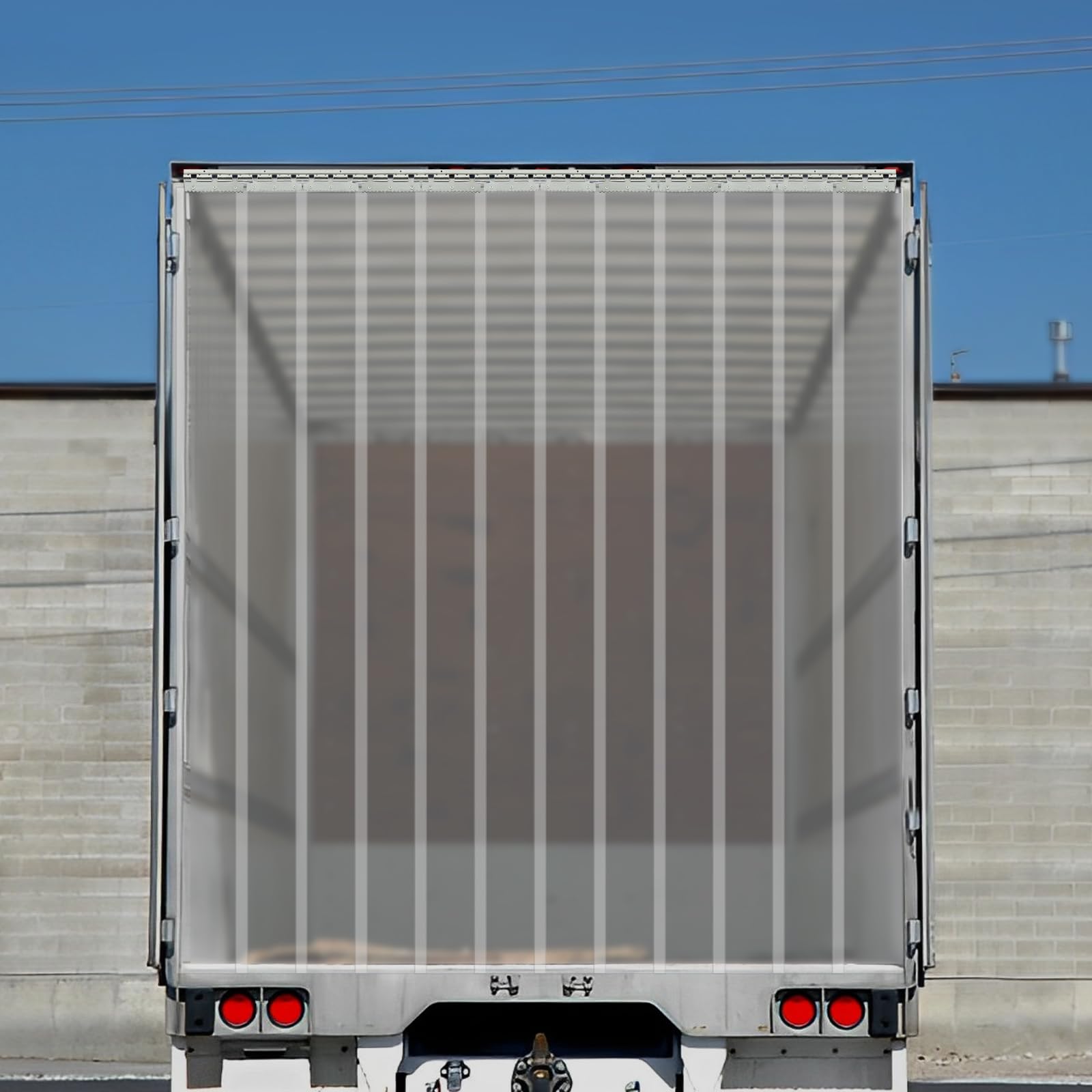 Cortina de puerta de PVC para congeladores, cortina de puerta para la industria de almacenamiento y garaje, transparente para habitaciones con aire acondicionado, entradas de supermercados, 1,8