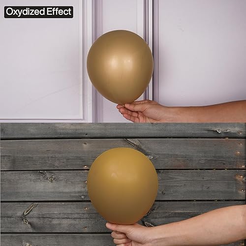 Miniatura 5 de PartyWoo Globos dorados cromados, 100 globos dorados cromados de diferentes tamaños, paquete de 18 pulgadas, 12 pulgadas, 10 pulgadas, 5 pulgadas,