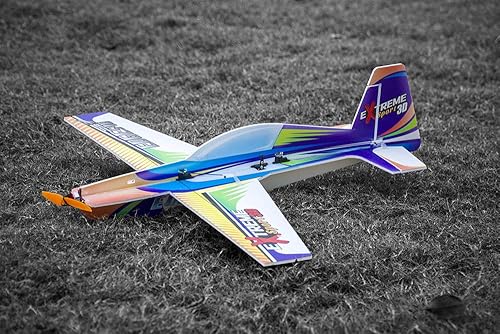 Miniatura 9 de Viloga Kit de avión RC de espuma PP, 27.953 in Xtreme Sports Airplane Modelo Kit para construir, avión acrobático 3D para adultos mosca al aire