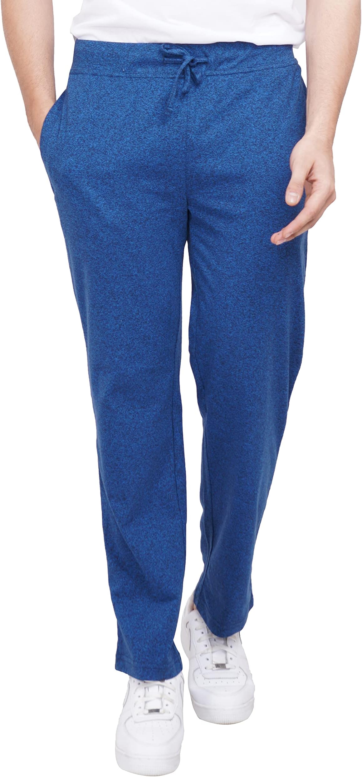 CARBON BASICS Men's Cotton Regular fit Solid Lower with Zipper Pockets