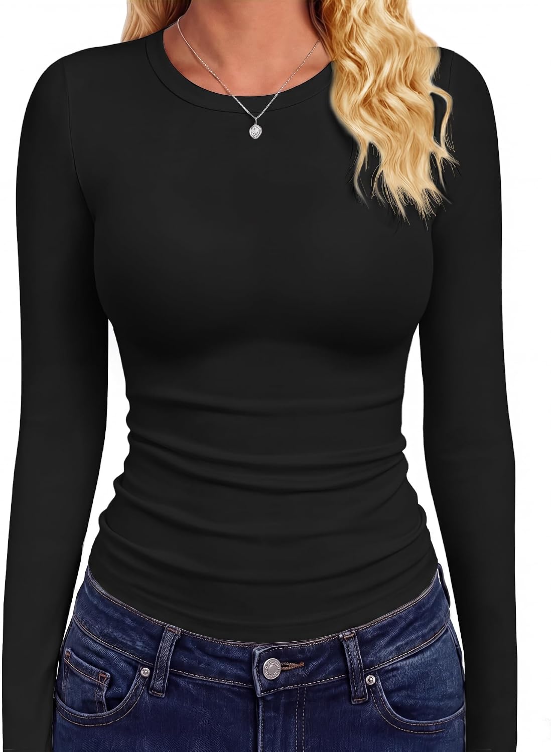 GAYHAY Long Sleeve Shirts for Women Tops Fitted Clothes Fall Fashion 2026