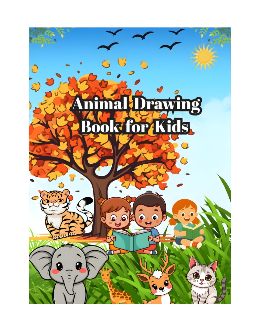 Animal Outline Color Book for Kids Ages 3-8: Fun and Easy Animal Coloring Pages with Bold Outlines for Toddlers, Preschoolers, and Young Learners