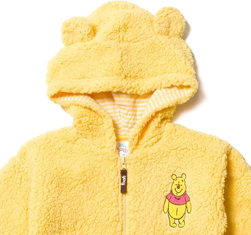 Miniatura 4 de Disney Winnie the Pooh Mickey Mouse Nightmare Before Christmas Lilo & Stitch Monsters Inc. - Sudadera con capucha y cremallera para recién nacido a