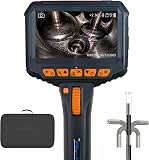 Elitech ELS-240 Dwukierunkowa kamera przegubowa 180 °, endoskop z wyświetlaczem IPS 4,3", sonda 6,2 mm IP67, HD 720P, długość 1 m, do motoryzacji mechanicznej i diagnostyki rurociągów