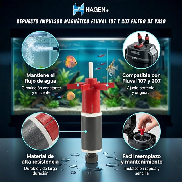 Foto 2 de 2 de Fluval Rotor,Eje Y Cojinete 107 100 g