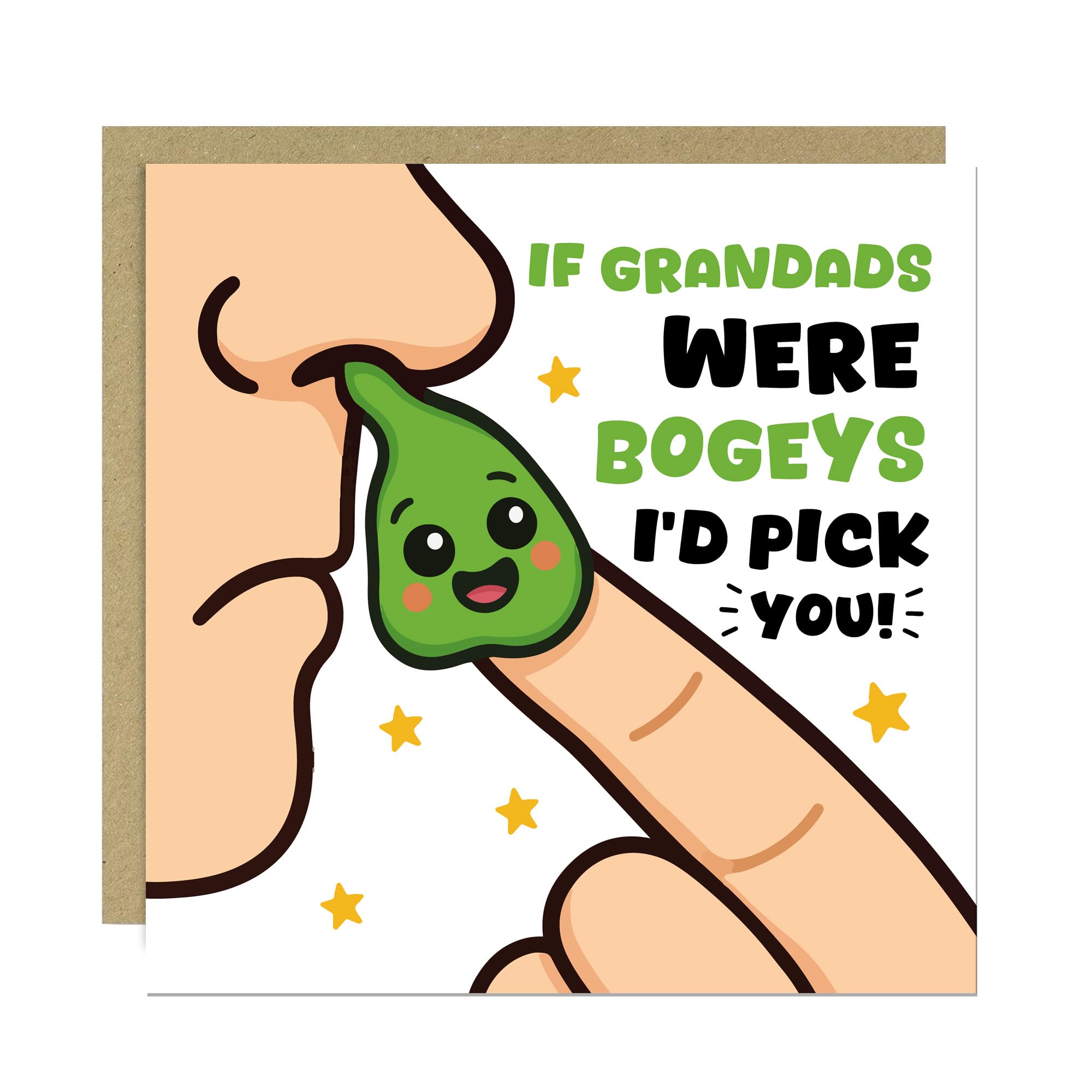 RED OCEAN Funny GRANDAD Card Birthday Card For Grandad From Granddaughter Grandson ID PICK YOU Joke Fathers Day With Envelope Included Thank You For Humour