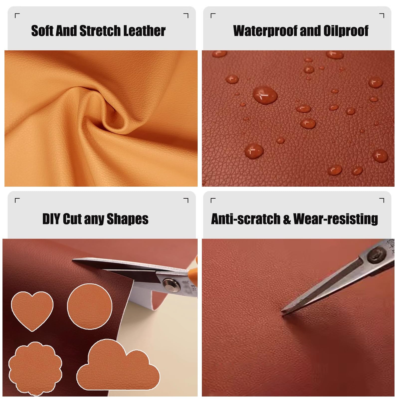 Leather Repair Patch Szybka Naprawa Mebli Wodoodporne, Samoprzylepne Łatki Ze Skóry PU, Imitacja Liczi Na Sofę, Krzesło, Fotel Samochodowy(70x300cm/27.56x118.11inch)