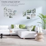 ARTEZA Canvas Boards for Painting, 16 x 20 Inches, Pack of 14, Blank White Canvas Panels for Acrylic, Oil and Gouache Painting