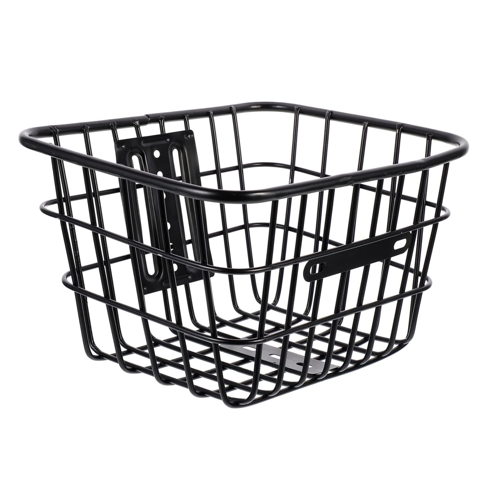 INOOMP Iron Bike Storage Basket Handlebar Basket for Cycling Attachment Capacity Premium Iron Material for Leisurely Rides