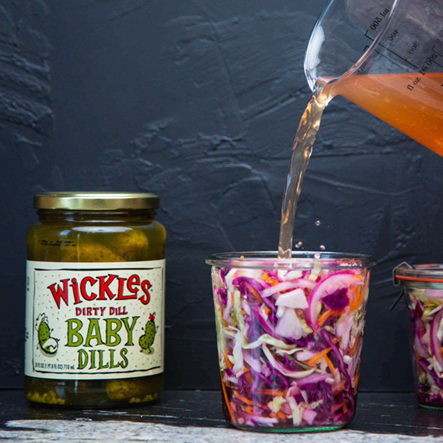 Wickles Pickles Dirty Dill Baby Dills (6 Pack) - Spicy Kosher Dill Pickles - Extra Dirty, Super Spicy, Wickedly Delicious Spicy Dill Pickles (24 oz. Jars)