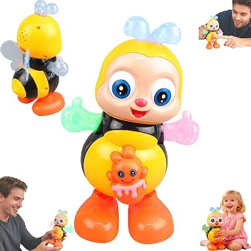 Jeeeun Juguete De Abejita Con Musica, Chiquitita Bee, Abejita Chiquita with Musica Dancing and Swaying, Dancing Bee with Music & Led Lights Little Bee