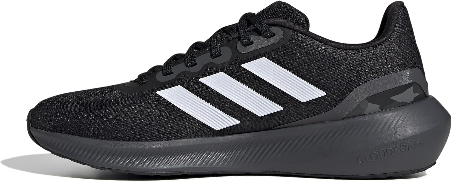 мужские кроссовки adidas CORERUNNER 3.0 28,5 см Core Black/Footwear White/Gray Five (IE0742), фото 2