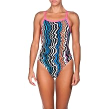 ARENA Womens Palm Forest Challenge Back One Piece Fl