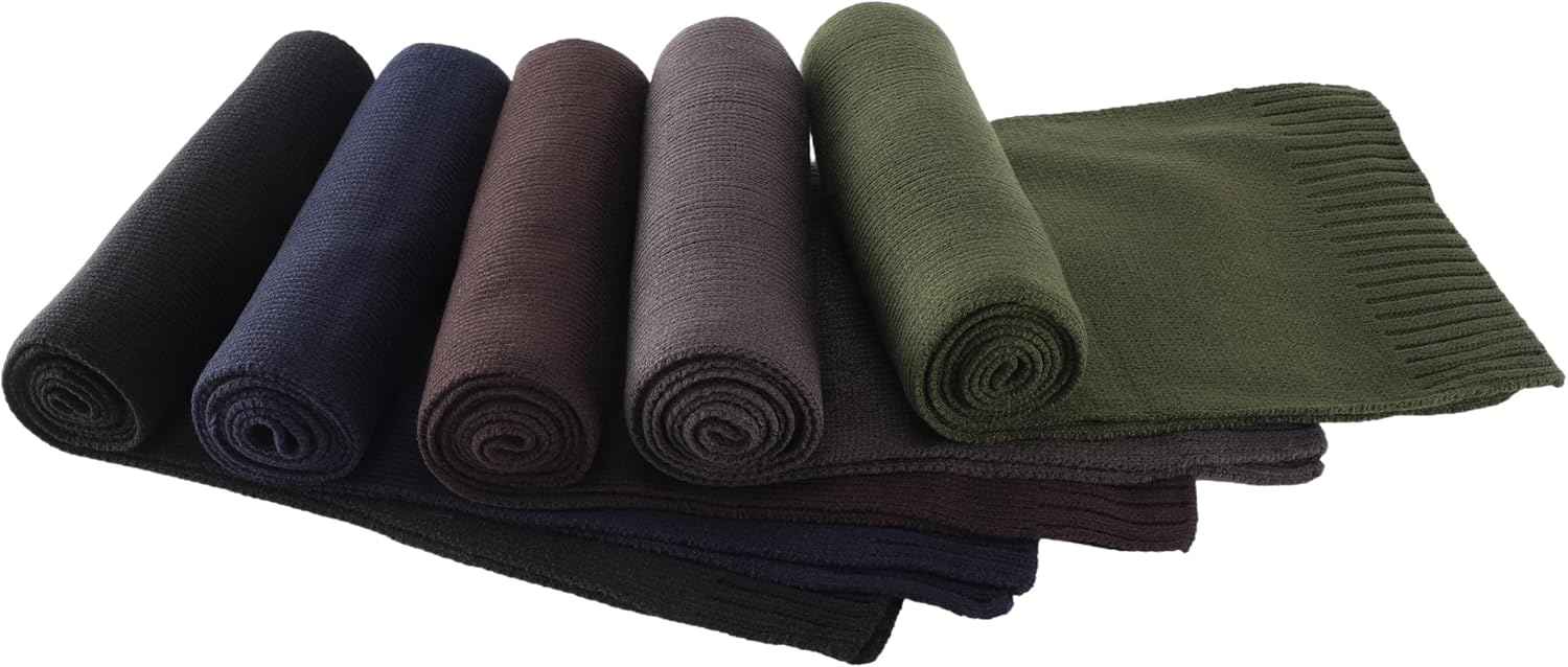 Connectyle 3 PCS Fleece Lined Cold Weather Set, Warm Winter Beanie Hat, Long Scarf and Touchscreen Gloves for Men & Women - Image 6