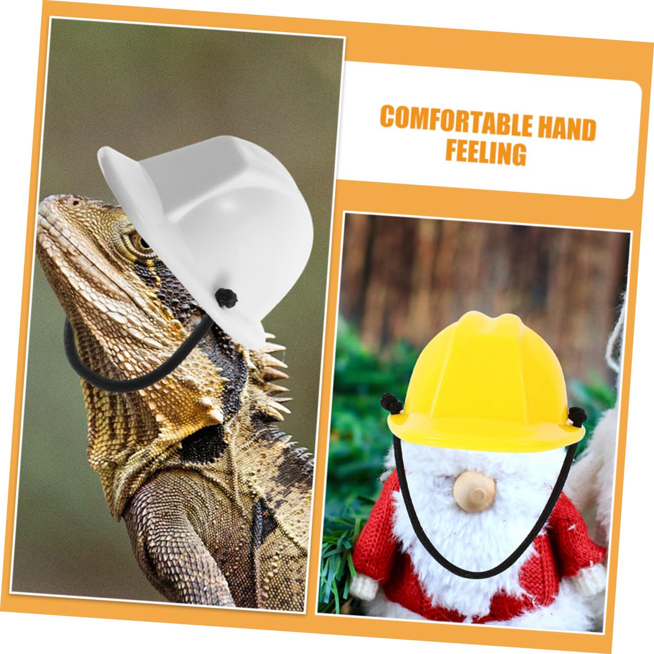 Abaodam 6 Piezas de Mini Casco de Seguridad para Muñecas en Plástico, Réplica Pequeña para Juegos Imaginativos y Actividades al Aire Libre