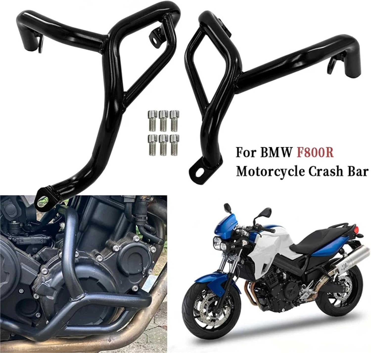 F800R Motorcycle Accessories Highway Protector Bars Engine Frame Protection Guard Crash Bar Bumper Fit for BMW F 800 R 2010-2018