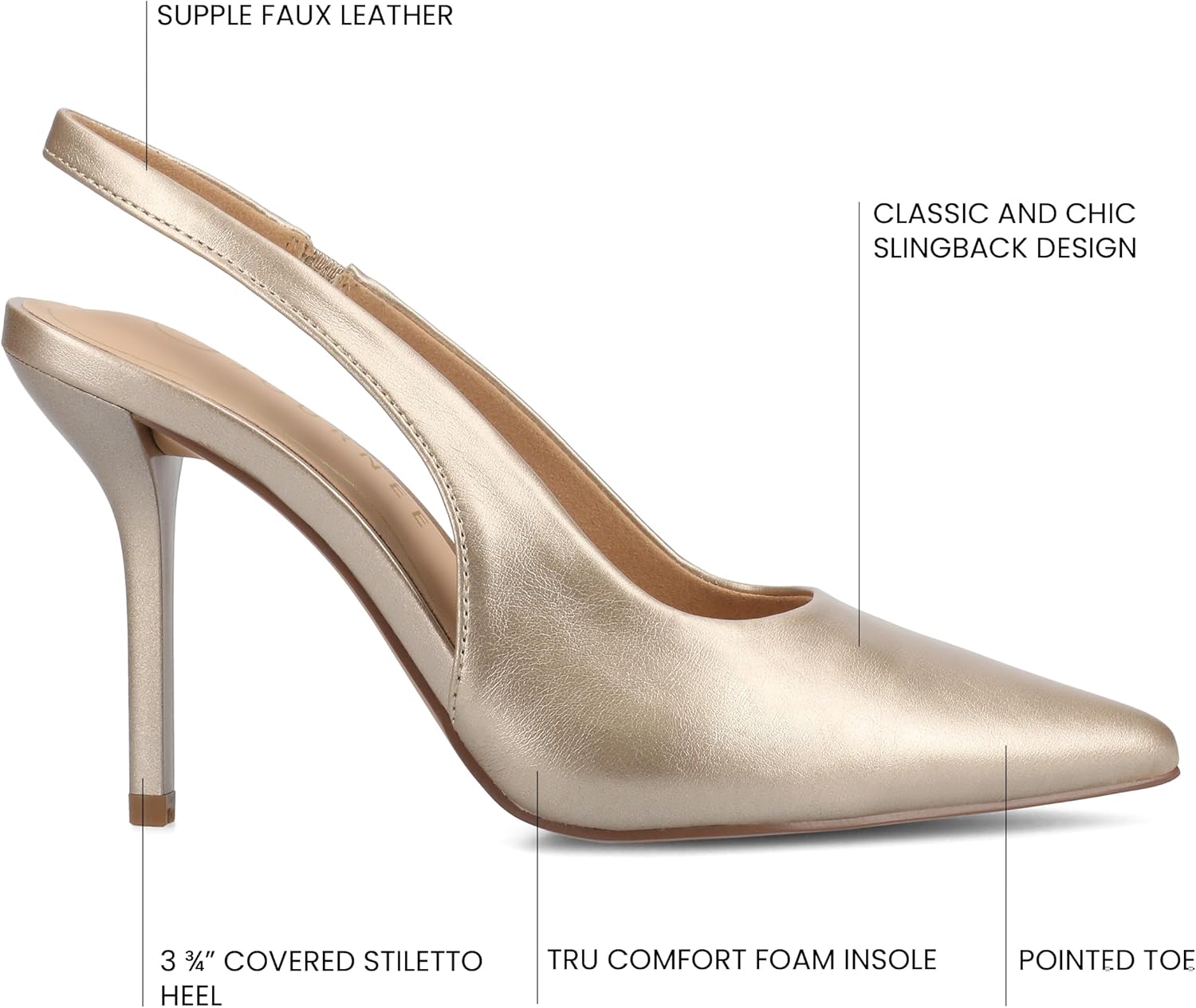 Journee Women's Comfort Foam Elenney Pumps