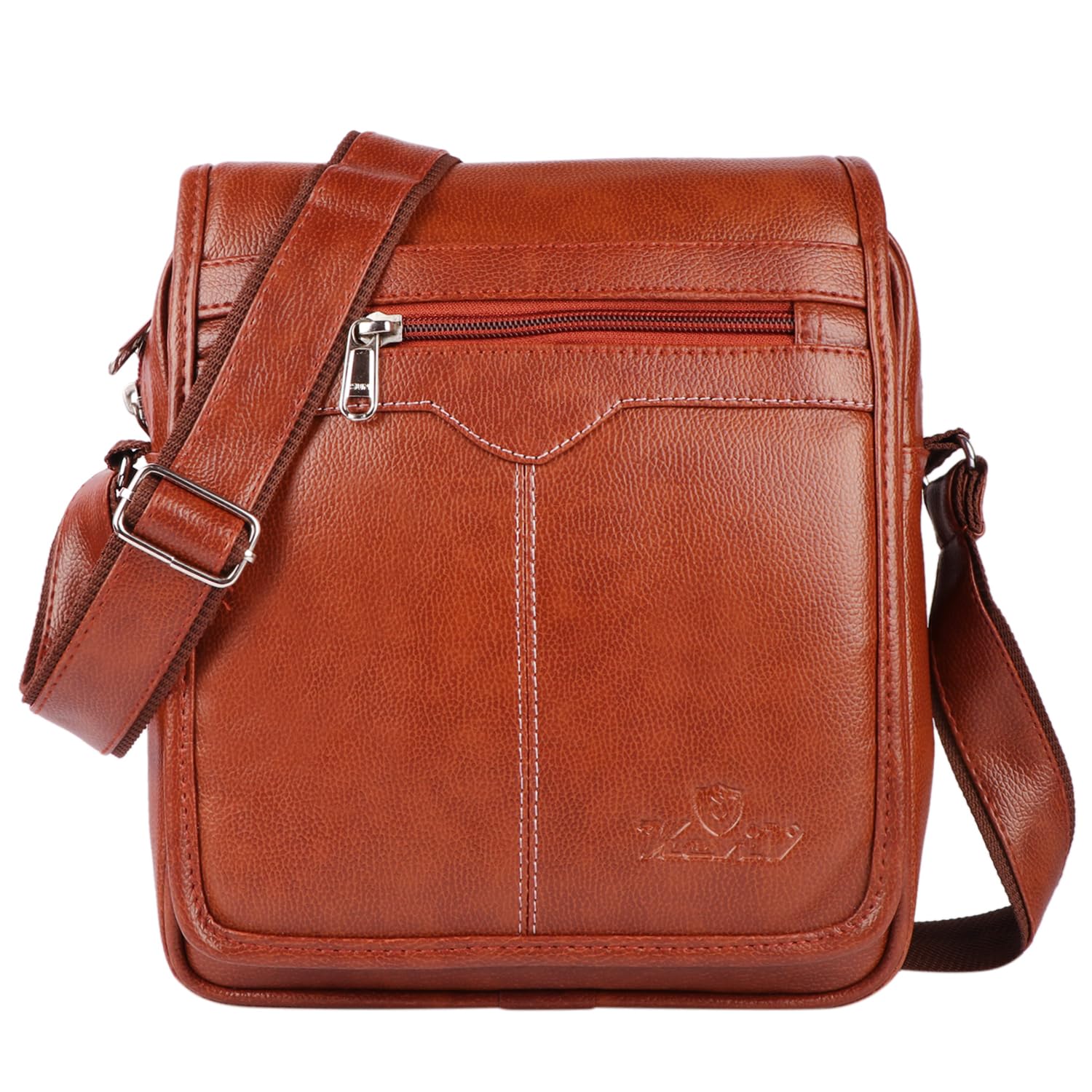 Keviv Leather Sling Bag for Men | Crossbody Bag | Travel Bag | Utility Bag (27cm x 23cm x 9cm) SB03 (B0CYCR6XZZ) Amazon Price History, Amazon Price Tracker