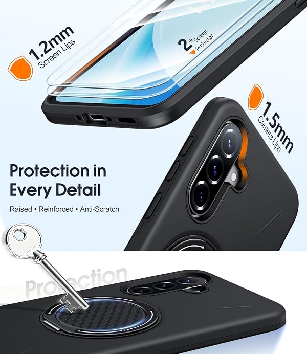 JAME for Samsung Galaxy A37/A36 5G Case, Ring Stand, Shockproof Phone Case by JAME - Used condition - Image 5