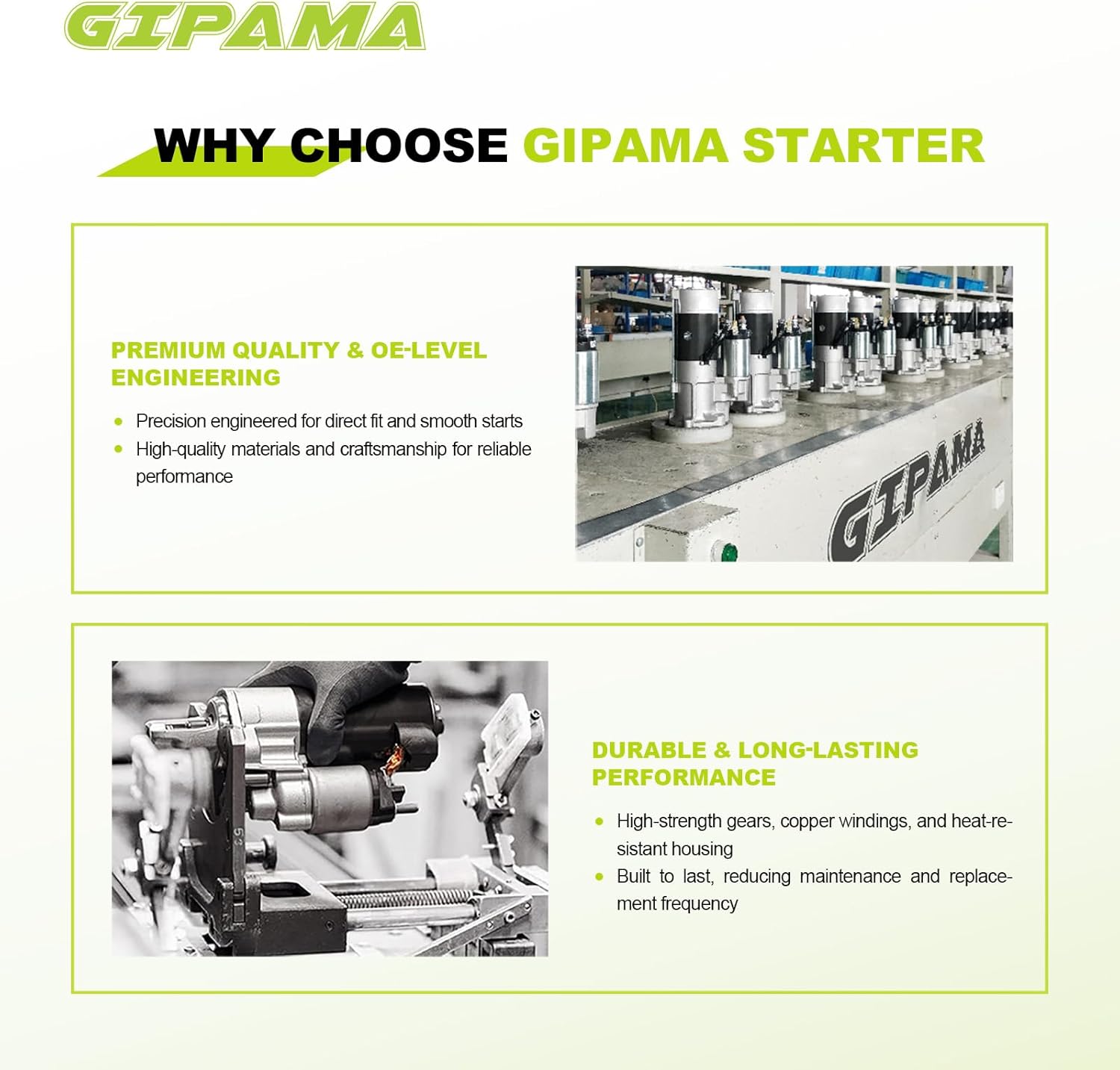 17958 Starter for Honda Civic L4 1.8L 2006 2007 2008 2009 2010 2011 Starter Motor 17958N