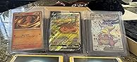 Lotto 3 Carte Pokemon Charizard Ex 125/197 Tera - Obsidian Flames - Charmander Charmeleon Evolution