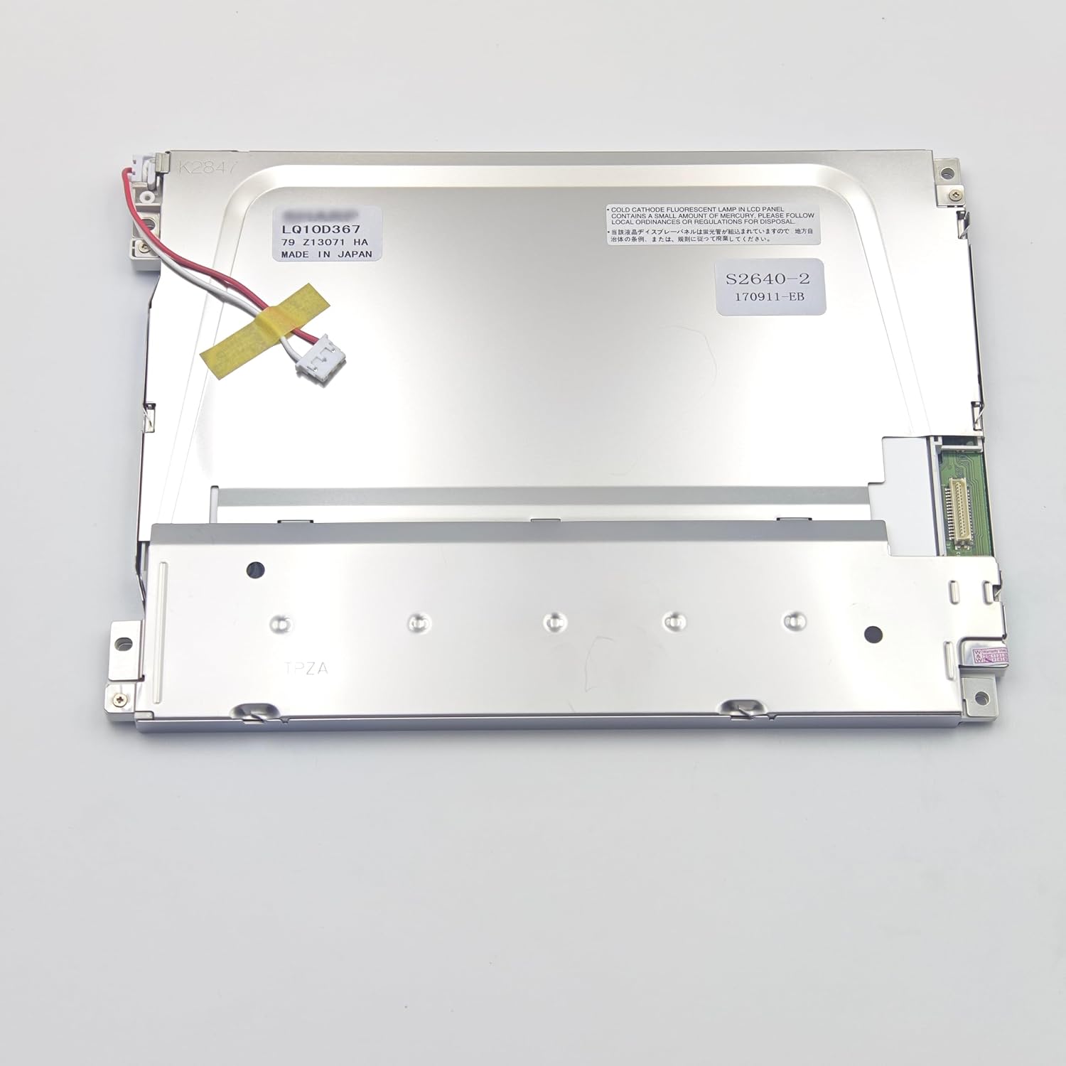 LQ10D367 10.4 inch LCD Panel Replacement – 640×480 VGA 4:3 a-Si TFT-LMP for Industrial Machine, CCFL Backlight, Embedded Display (No Touch, No Driver Board)
