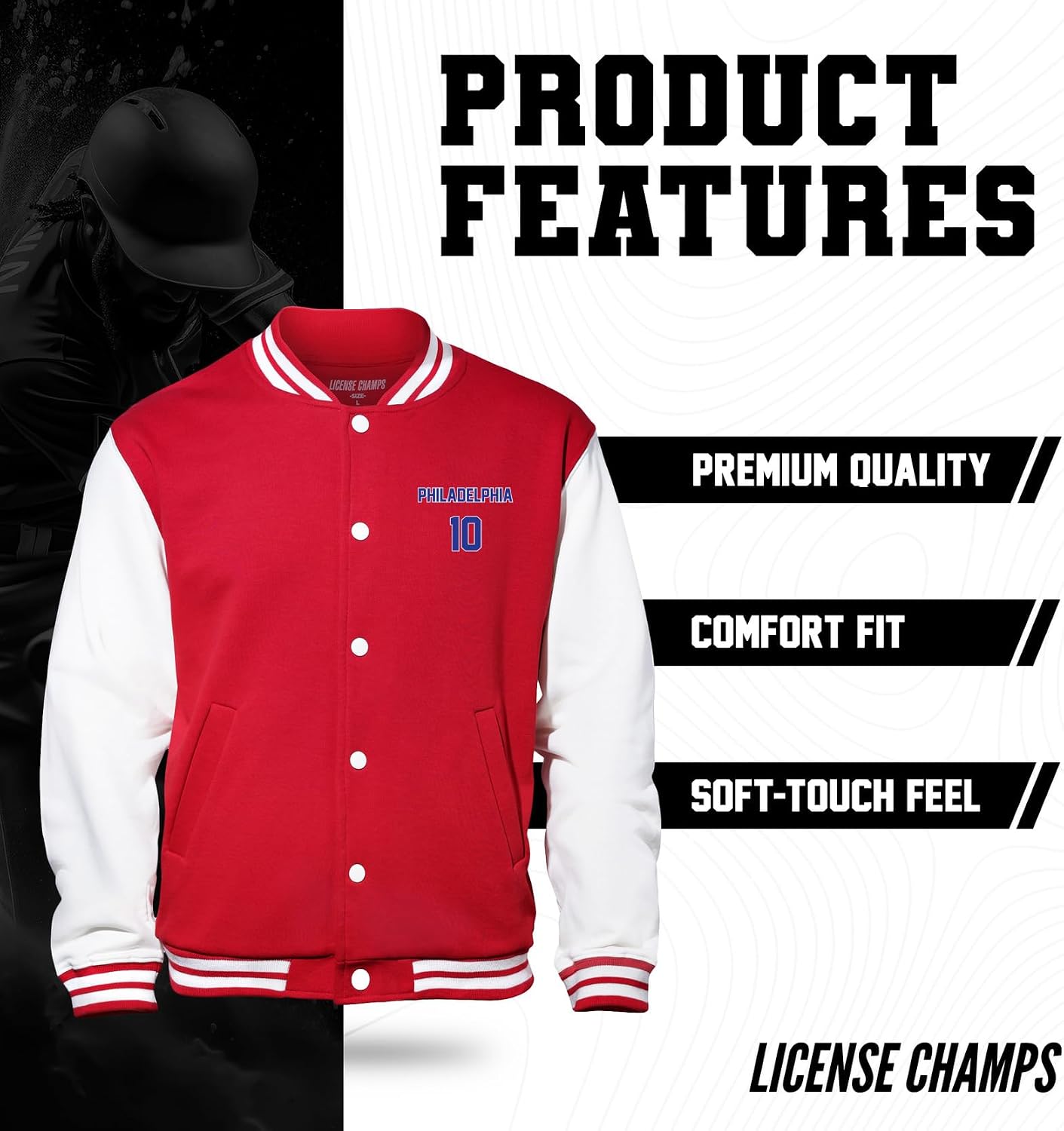 License Champs Varsity Jacket | MLB Players | Baseball Bomber Jackets