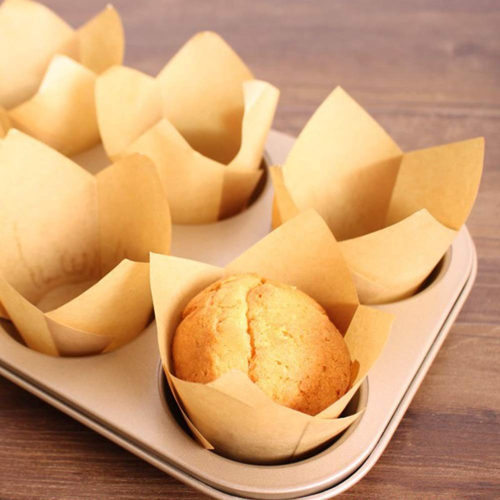Lot de 1000 moules à cupcakes en papier tulipe pour cupcakes et muffins pour mariage et anniversaire
