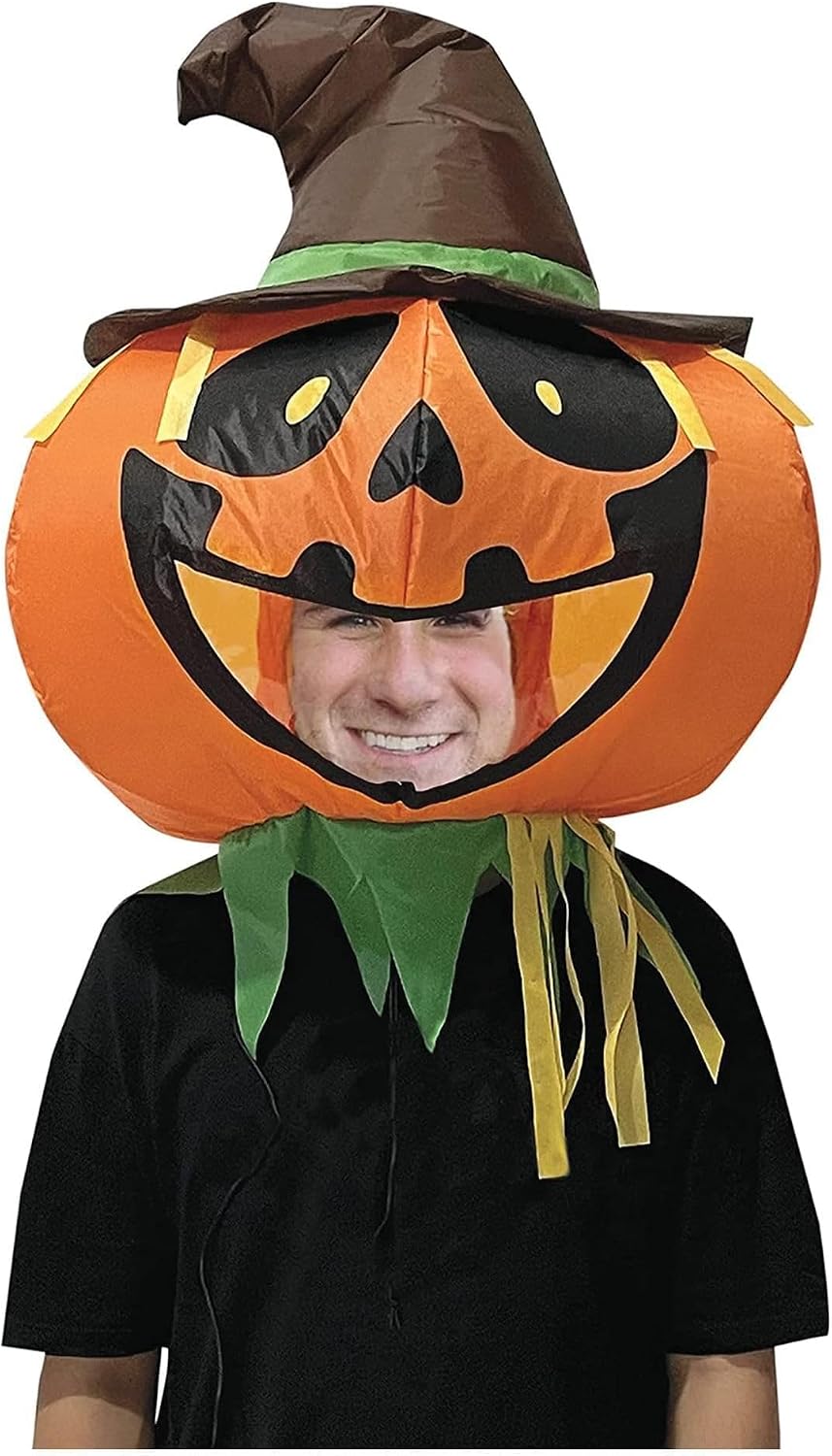 Inflatable Pumpkin Head Orange