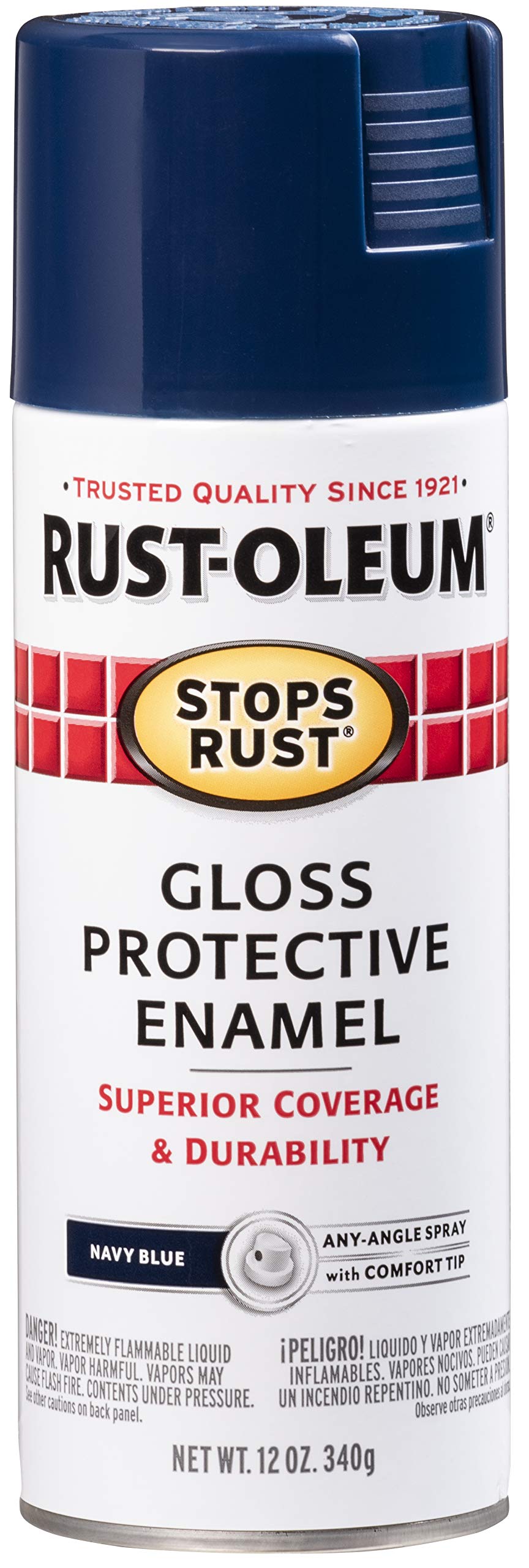 rustoleum navy blue spray paint