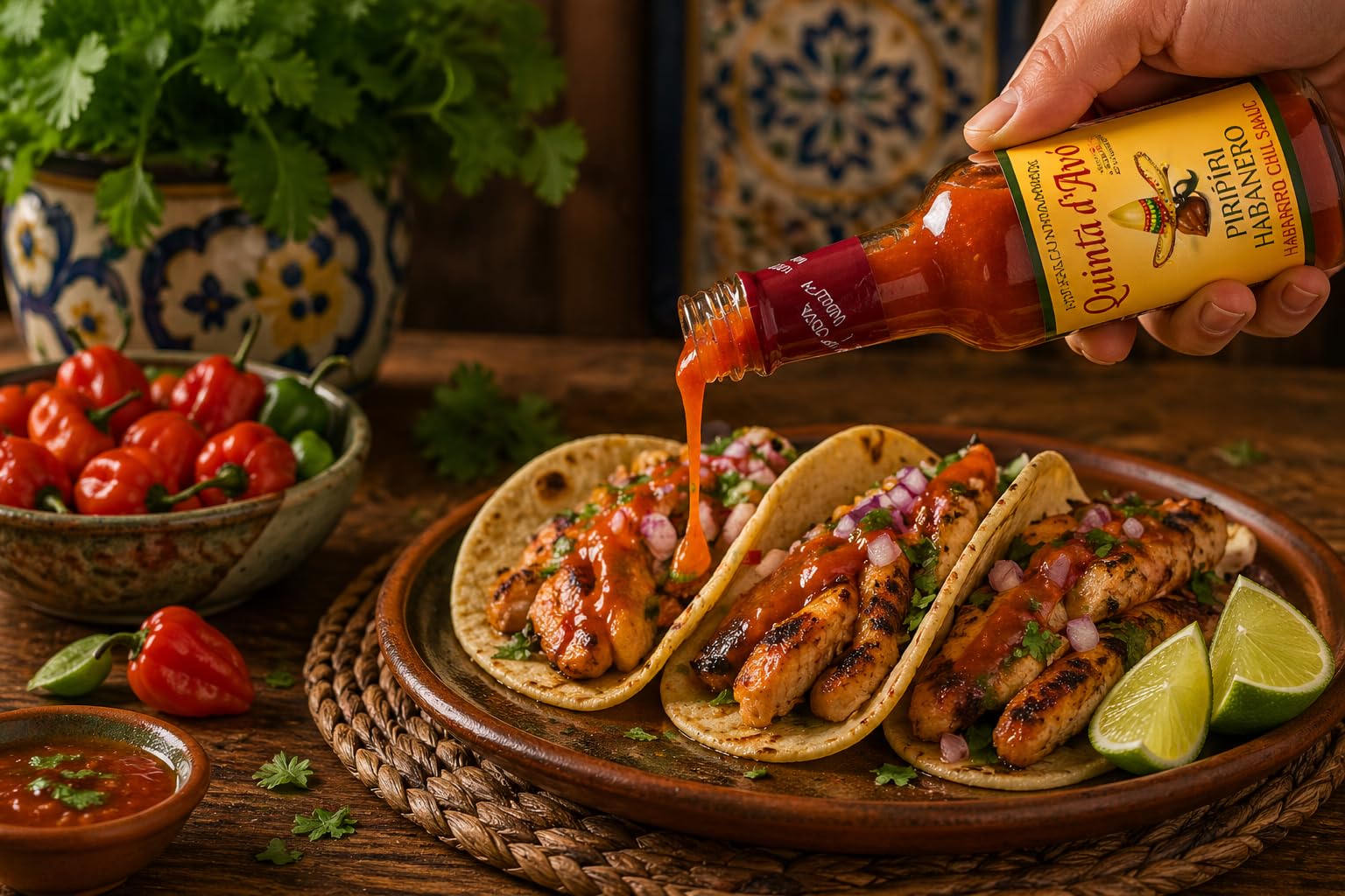Salsa Picante Habanero Piri Piri Hot Sauce 95ml Quinta d’Avó