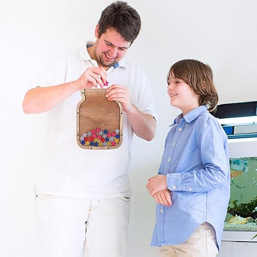 Miniatura 6 de Treela Tarro de recompensa de 13 x 10 pulgadas para niños, tablero de anuncios, juego de tablas de recompensas para niños pequeños, recompensa de