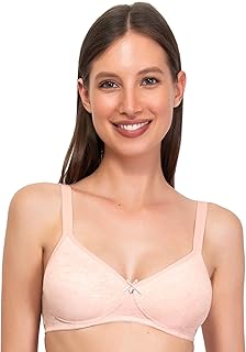 Sujetador semiacolchado sin Aros, Fabricado en Algodón Ecológico, 100% Natural,