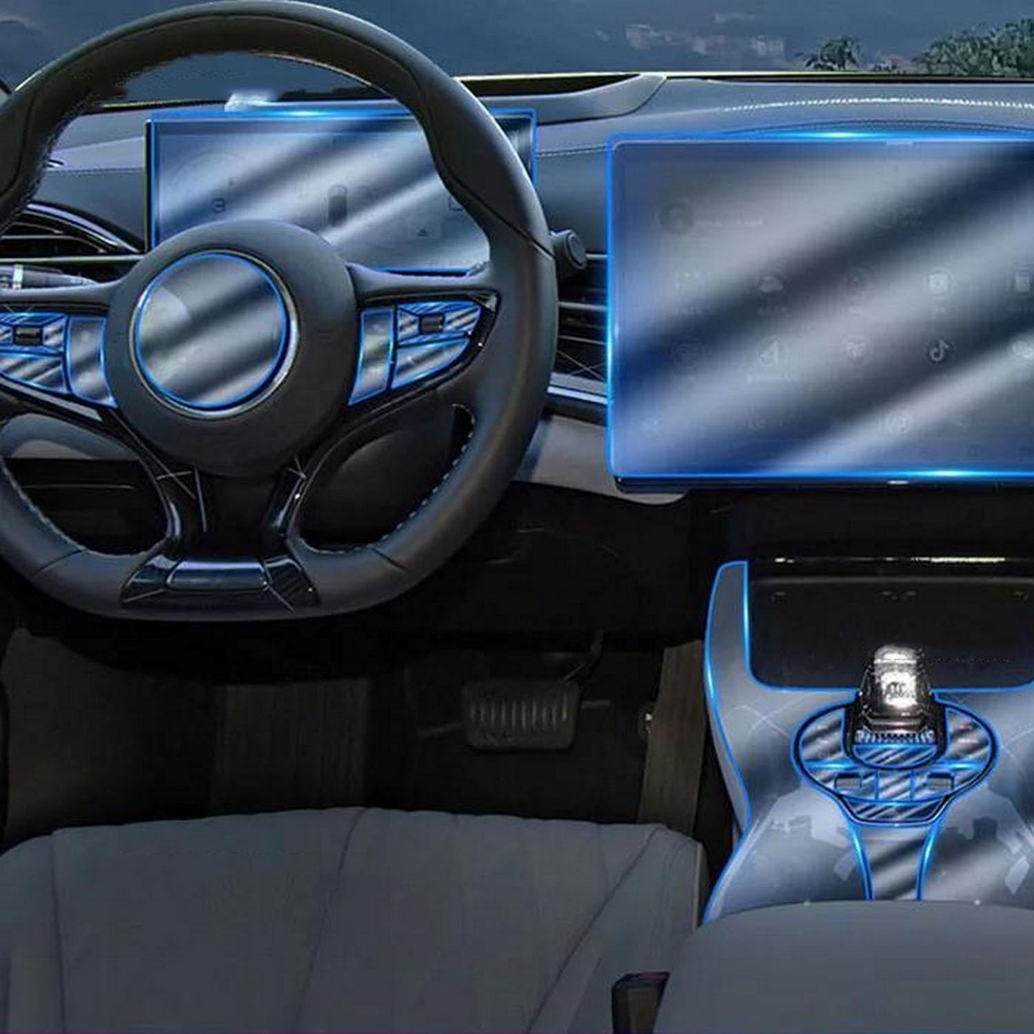Film protection écran BYD Seal 2023 TPU console centrale auto - 7
