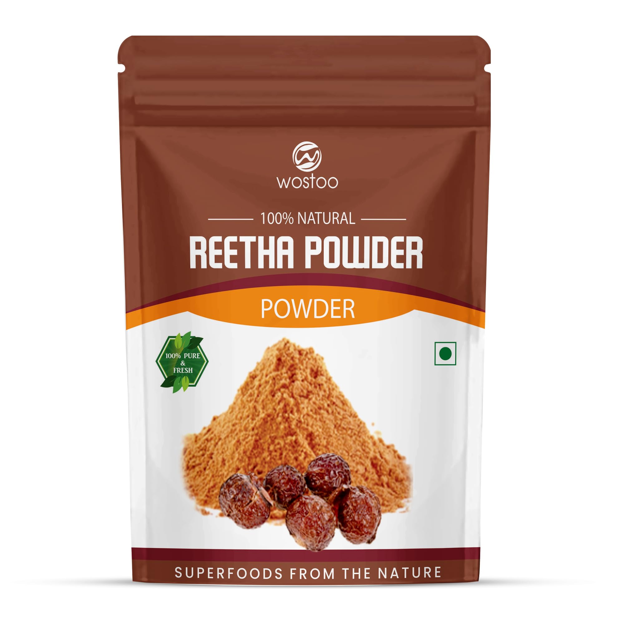 Wostoo Reetha Powder for 100% Natural (250G)