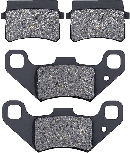 2 pares de pastillas de freno de disco delanteras y traseras para 50 cc 70 cc 90 cc 110 cc 125 cc motocicleta ATV Go Kart Quad Bikes Dune Buggy