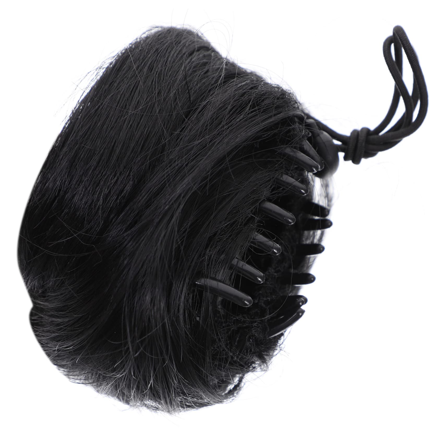 PartyKindom Chignon Hairpiece Hair Bun Claw Clamp Easy Bun Maker Ponytail Hair Extensions Wedding Headdress