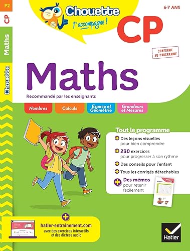 Chouette - Maths CP: cahier d'entraînement recommandé par les enseignants