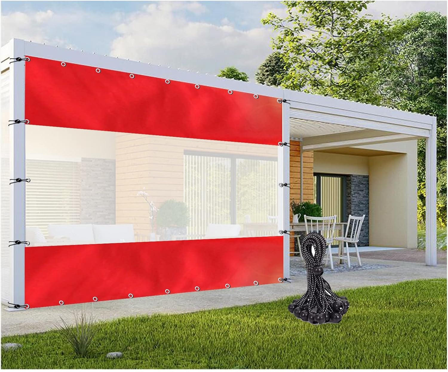 3x3x3 Vela Solare Triangolare Impermeabile - Tenda Da Sole Con - Foto 5