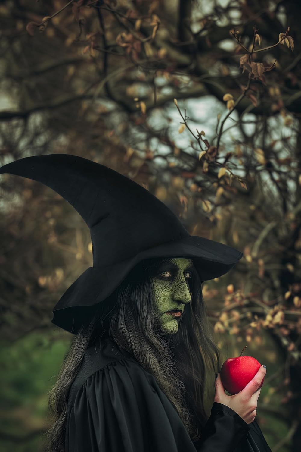 HOMELEX Black Witch Hat Adult Wizard Hat Sorcerer Accessories Halloween - Image 7