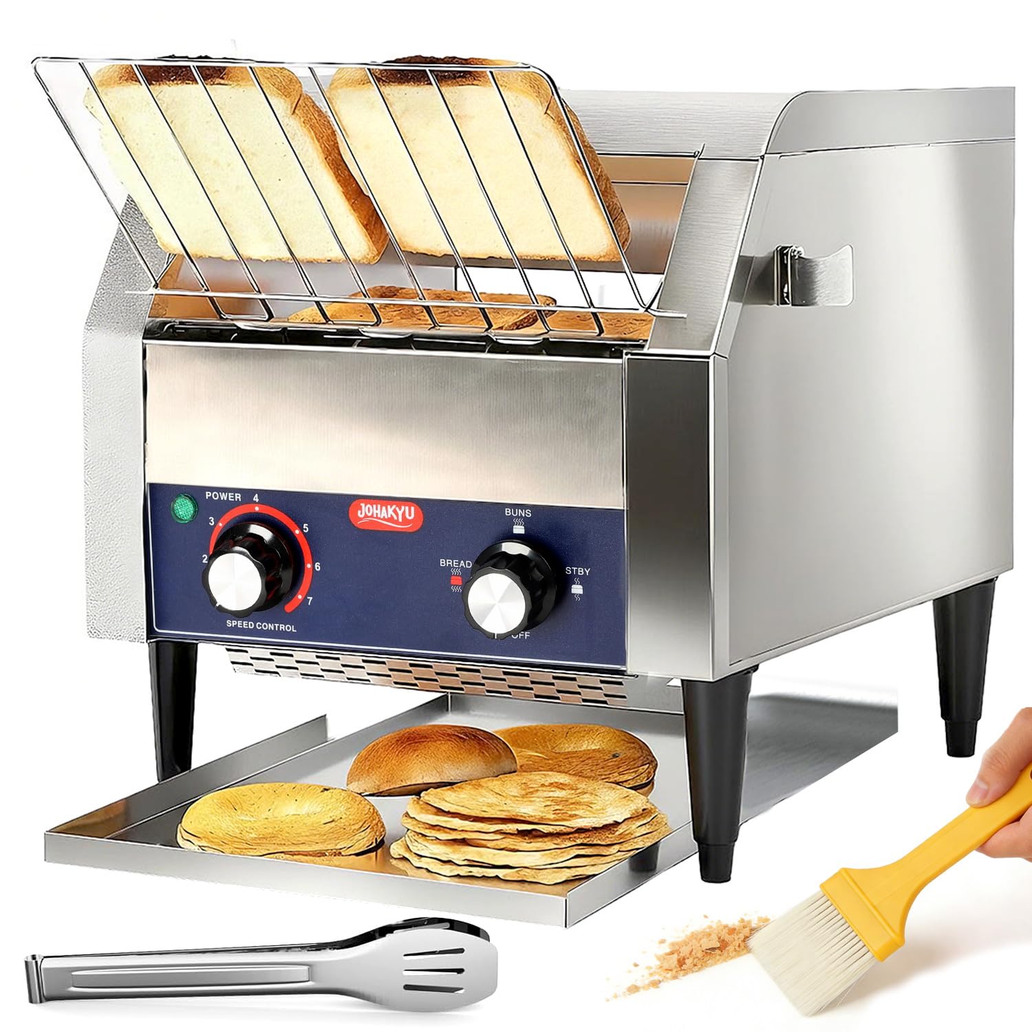 Amazon.com: JOHAKYU Commercial Conveyor Toaster, 300 Slices/Hour