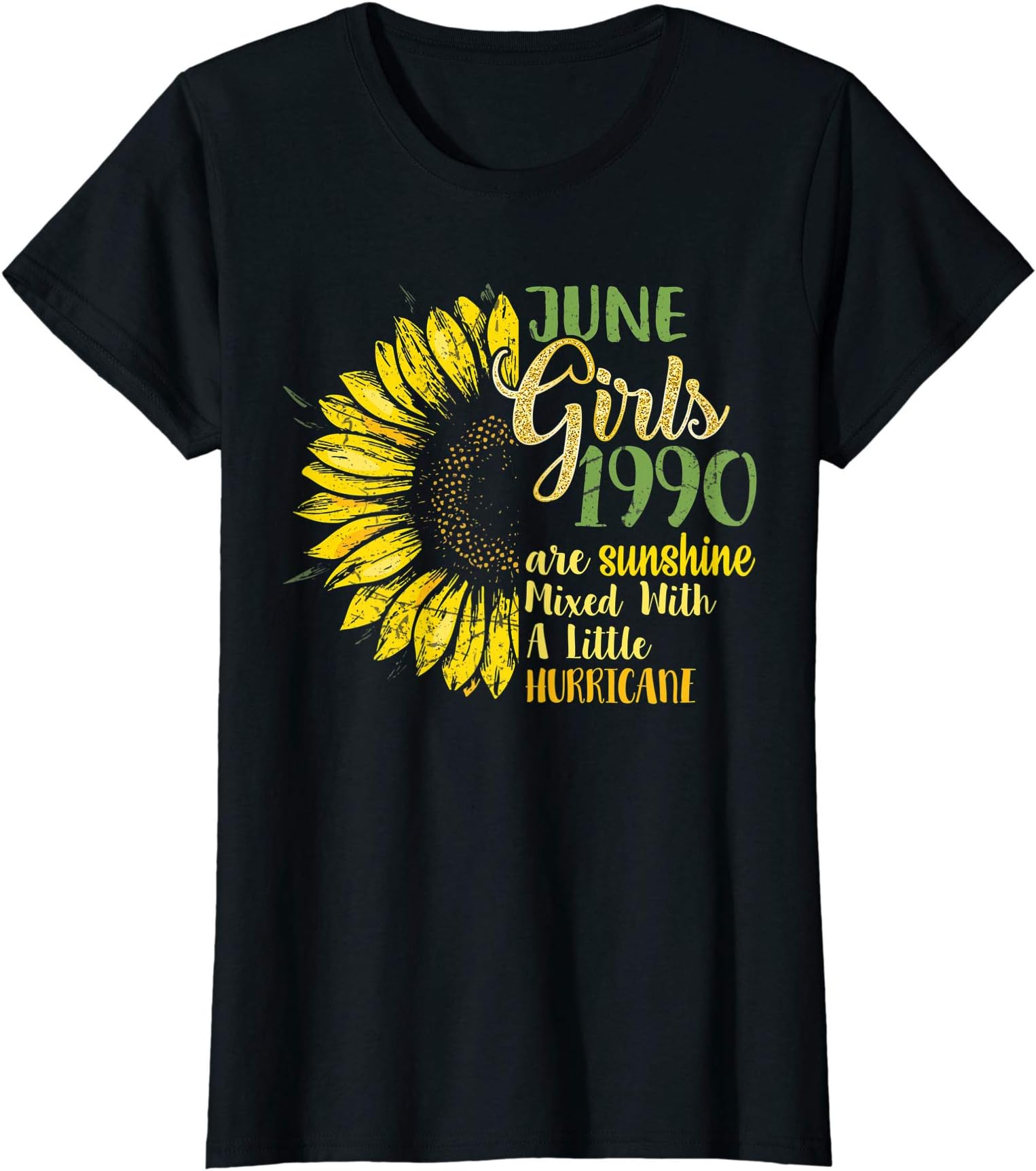 Womens June Girls 1990 Shirt 29th Birthday 1990 Birthday Shirt