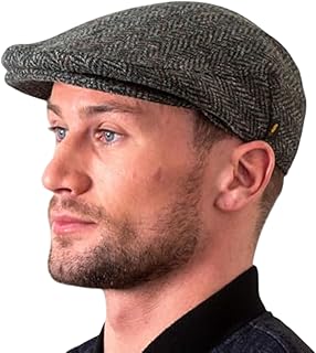 Hatman of Ireland Authentic Tweed Flat Cap 100% Irish Wool Handmade Ireland Men Casquette
